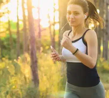 woman, jogging, running