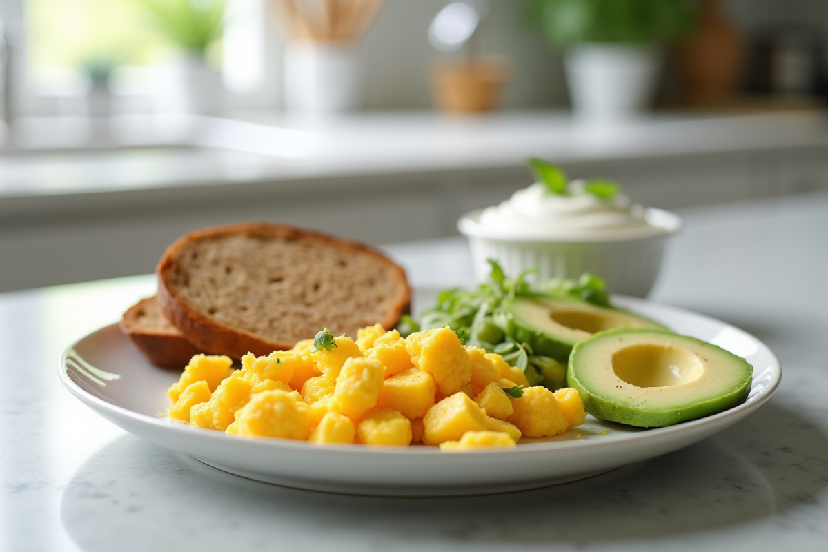 petit-déjeuner protéiné