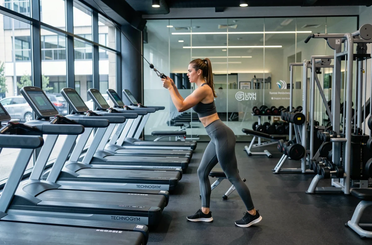 Salle de musculation haut de gamme UNIQE Club près de la Part-Dieu à Lyon avec équipements modernes